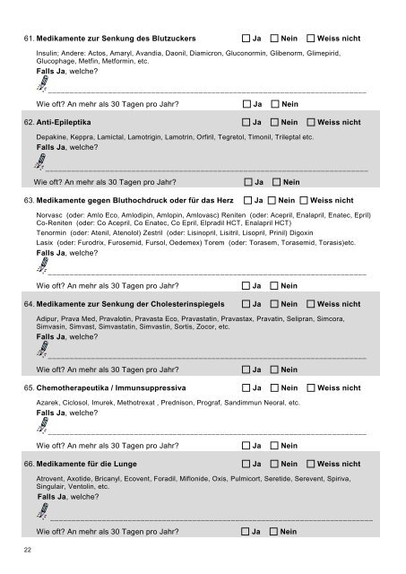 Fragebogen Jugendliche - Schweizer Kinderkrebsregister