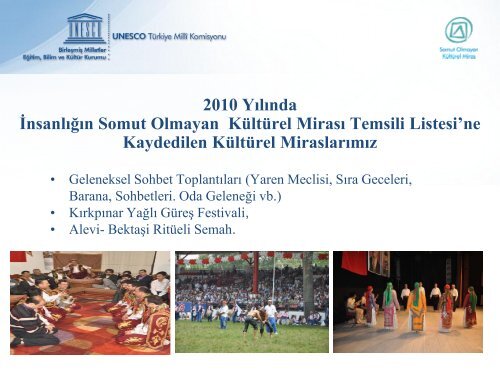 Somut Olmayan Kültürel Miras (SOKÜM) İhtisas Komitesi - Unesco