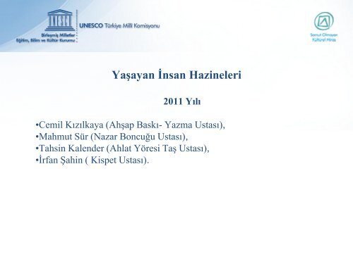 Somut Olmayan Kültürel Miras (SOKÜM) İhtisas Komitesi - Unesco