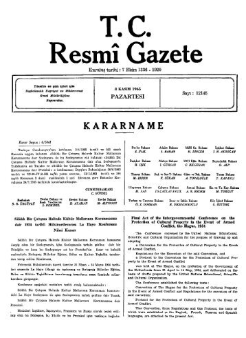KARARNAME E - Unesco