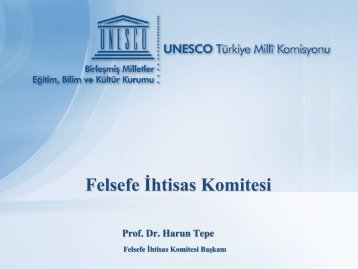 Felsefe İhtisas Komitesi - Unesco