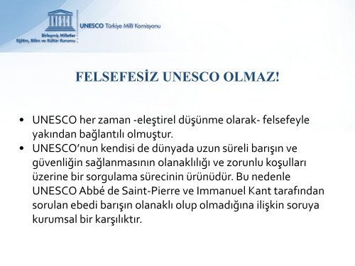 Felsefe İhtisas Komitesi - Unesco