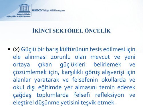 Felsefe İhtisas Komitesi - Unesco