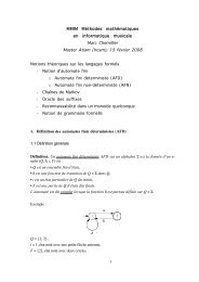 Notions théoriques sur les langages formels - Ehess ...