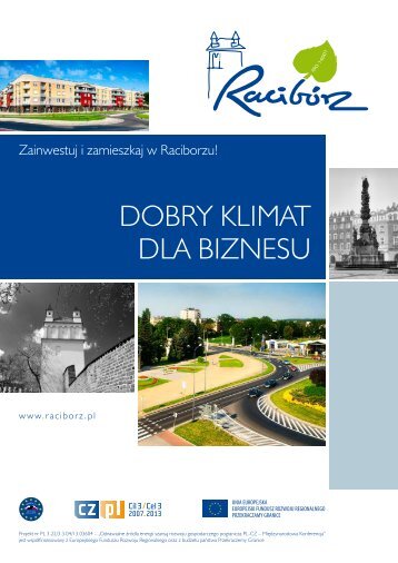 Zobacz i oceń folder promocyjny miasta Racibórz...