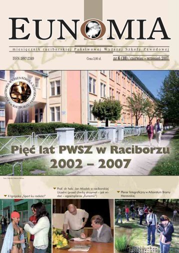 Eunomia 2007/06 - Państwowa Wyższa Szkoła Zawodowa w ...