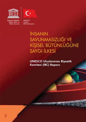 UNESCO Uluslararası Biyoetik Komitesi (IBC) Raporu