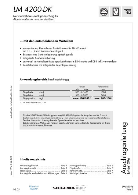 LM 4200-DK - DBT