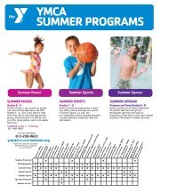 YMCA SUMMER PROGRAMS - Family Times Magazine