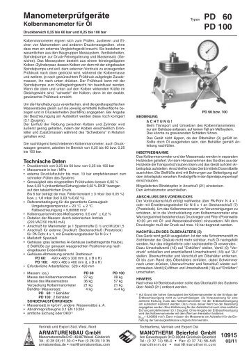 10915 - ARMATURENBAU GmbH und MANOTHERM Beierfeld GmbH