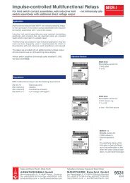 MSR-I Impulse-controlled Multifunctional Relays 9531