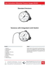 B32 DiPsPH - Pressure gauges and thermometers