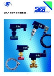 Sika Flow Switches - Measurement Resources