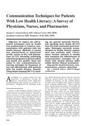 Communication Techniques for Patients With Low Health Literacy: A ...