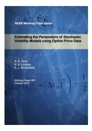 Estimating the Parameters of Stochastic Volatility Models using ...