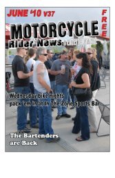 June 2010 - Motorcycle Rider News