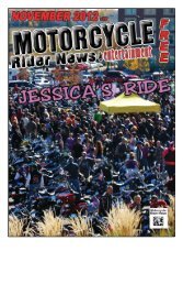 November 2012 - Motorcycle Rider News
