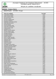 RelatÃ³rio de divulgaÃ§Ã£o - Unoesc