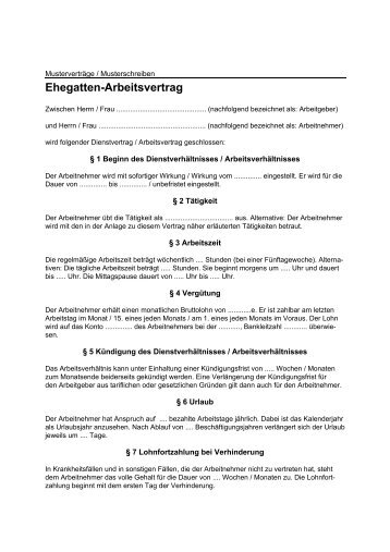 Ehegatten-Arbeitsvertrag - Bartmann-stb.de