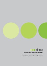 Download Mobile Learning Guide Part 2 - Kineo