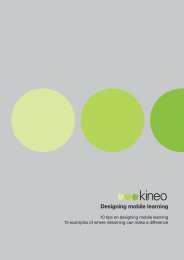 Download Mobile Learning Guide Part 1 - Kineo