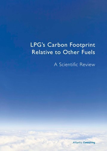 LPG's Carbon Footprint Relative to Other Fuels - aegpl