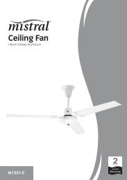 6220 0 Mistral Expressaire Exhaust Fan Clipsal