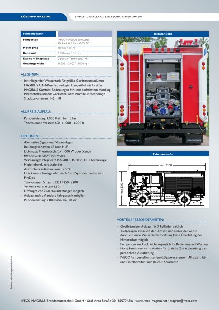 LF-HLF 10/10 ALLRAD LÃ–SCHFAHRZEUG - Iveco Magirus