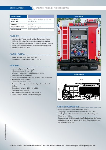 LF-HLF 10/10 STRASSE LÃ–SCHFAHRZEUG - Iveco Magirus