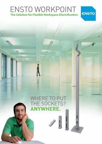 Ensto Workpoint - The Solution for Flexible Workspace Electrification