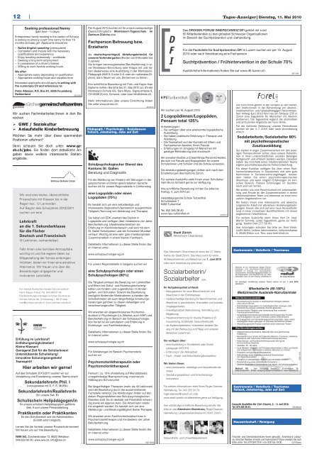 Sachbearbeiter/in PrÃ¤mienverbilligung (100%)