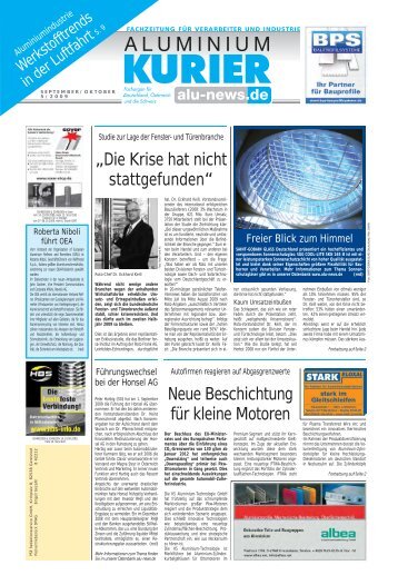 Ausgabe 5/2009 - Alu-News