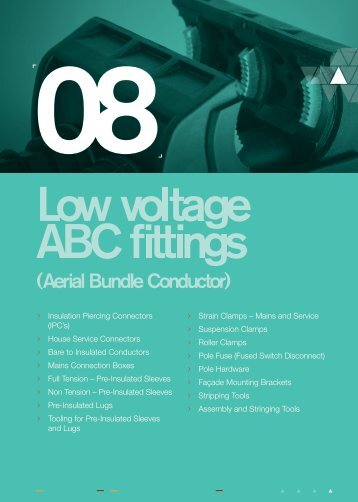Low voltage ABC fittings - JG Thomas