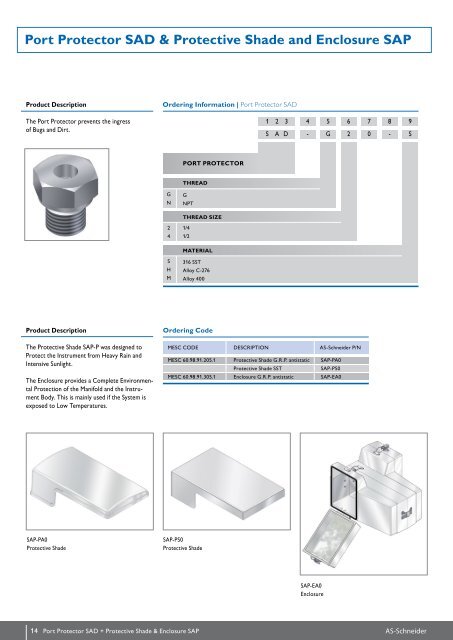 Instrumentation Products