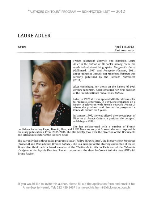 LAURE ADLER