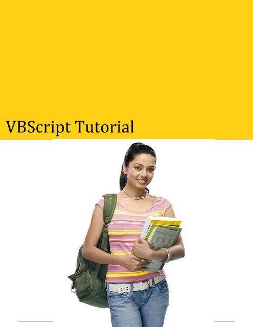 VBScript Tutorial