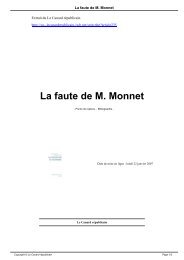 La faute de M. Monnet - Le Canard rÃ©publicain