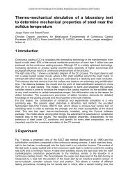 Thermo-mechanical simulation of a laboratory test ... - COMSOL.com