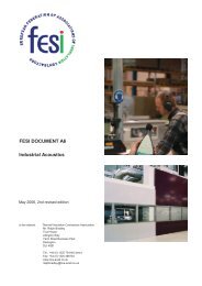 FESI DOCUMENT A6 Industrial Acoustics