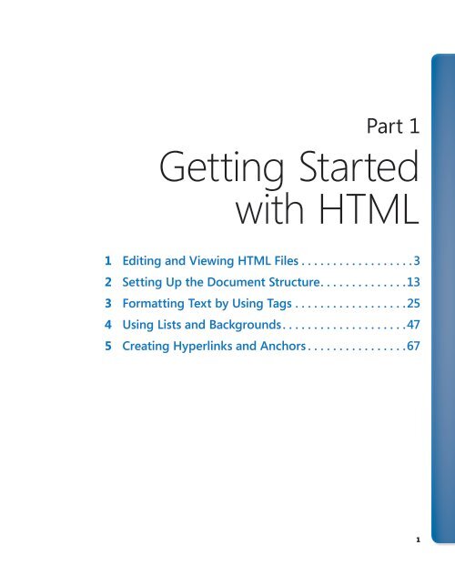 Step by Step HTML5