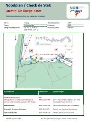 Noodplan / Check de Stek - VVV Zeeland