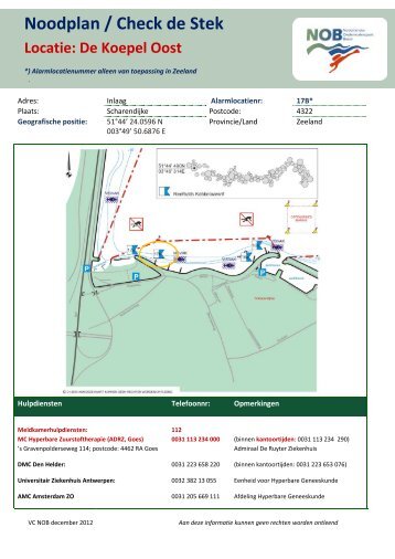 Noodplan / Check de Stek - VVV Zeeland