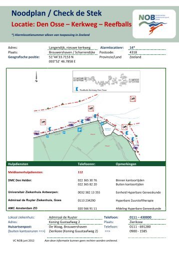 14 Noodplan Duiklocatie Den Osse - Kerkweg ... - VVV Zeeland