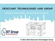 DESICCANT TECHNOLOGIES UAB GROUP