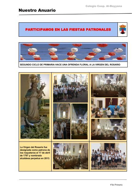 Revista Anuario  del Curso 14.15