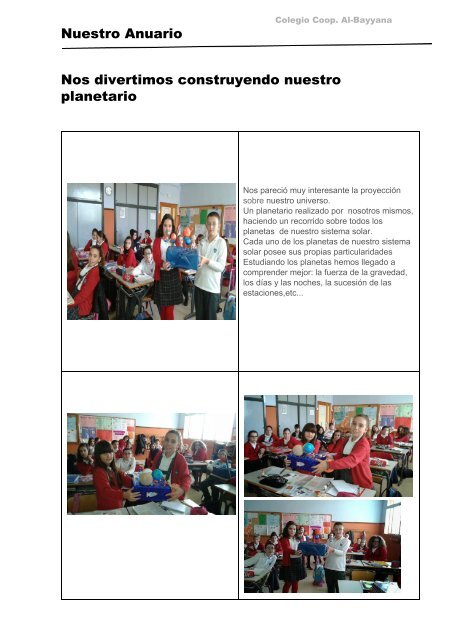 Revista Anuario  del Curso 14.15