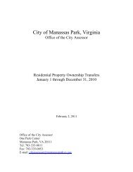 City of Manassas Park, Virginia