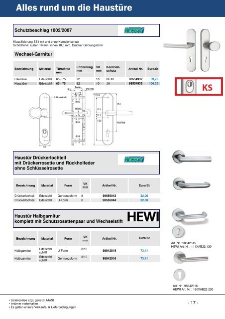 Haustüre Alles rund um die Haustüre 2012 - Thommel