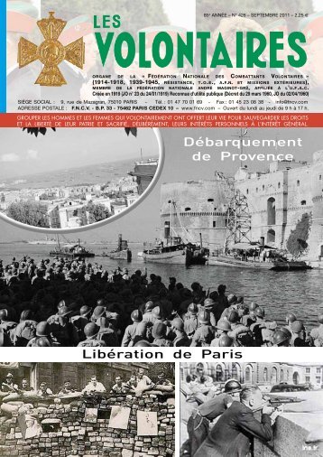 Débarquement de Provence Libération de Paris - fncv.com