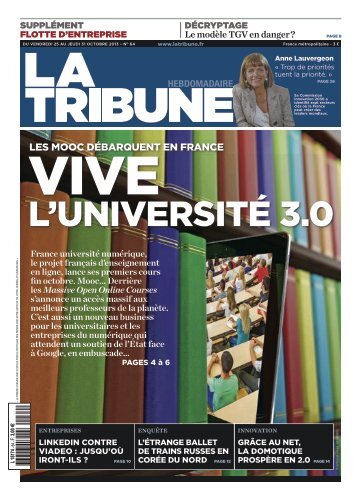 LES MOOC DÃBARQUENT EN FRANCE - La Tribune